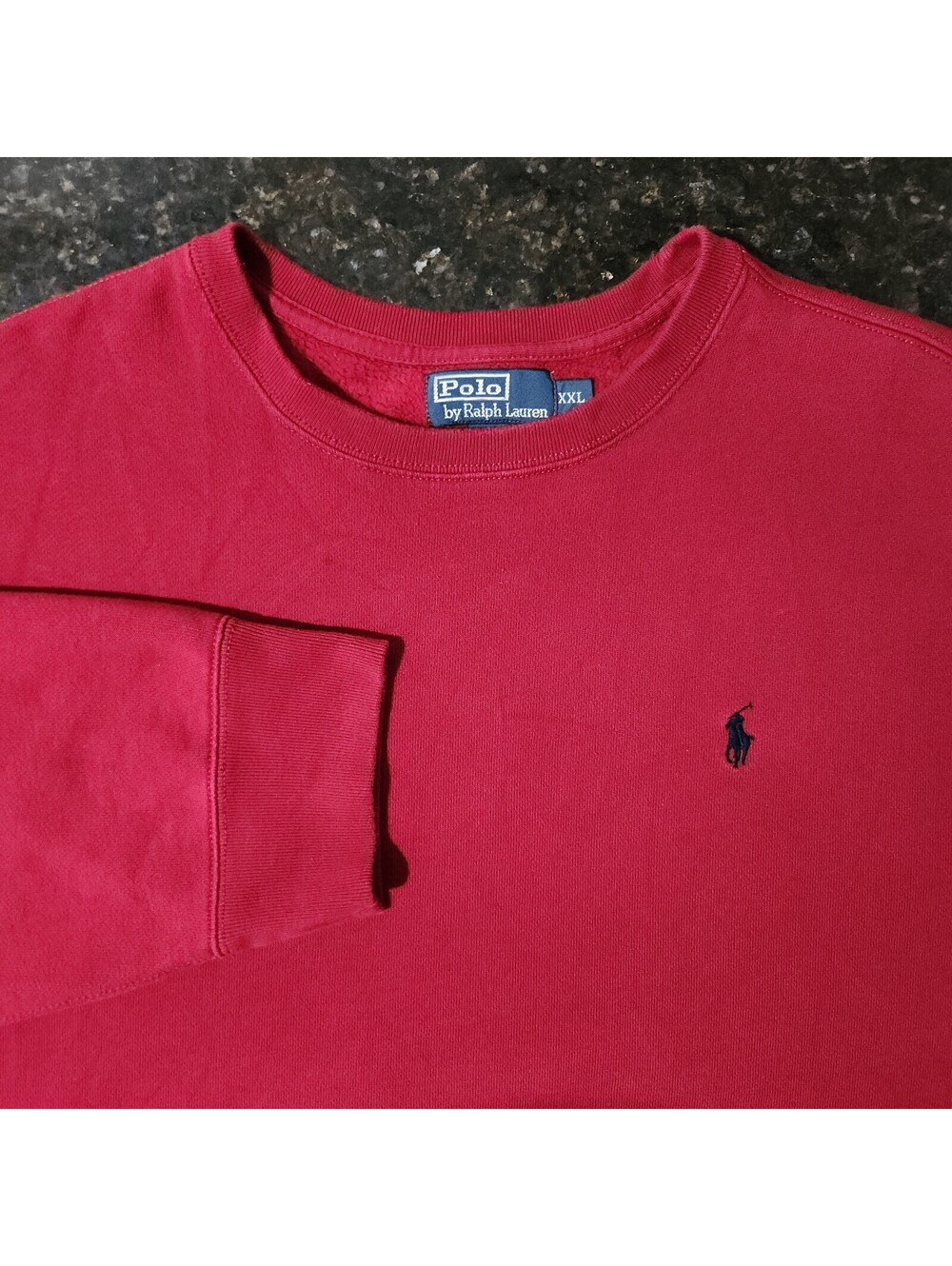 Polo Ralph Lauren Crewneck Sweatshirt Fleece Pullover Logo Sport Classic XXL